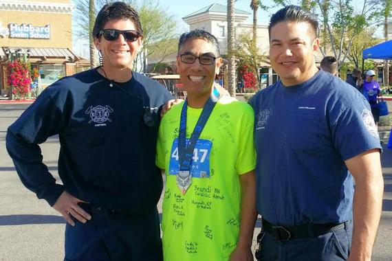 一年后重回赛道，合影