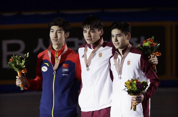 刘少林、刘少昂获得世锦赛男子500米金、铜牌