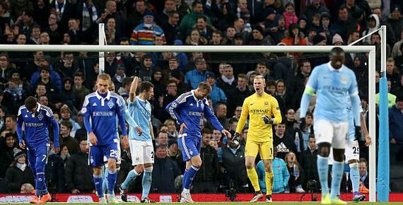 曼城战平首次进军欧冠八强