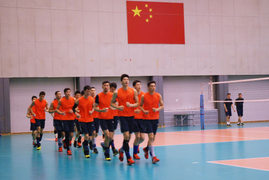中国男排备战