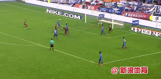 毛剑卿进球后并未庆祝