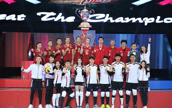 《来吧！冠军》首期合影