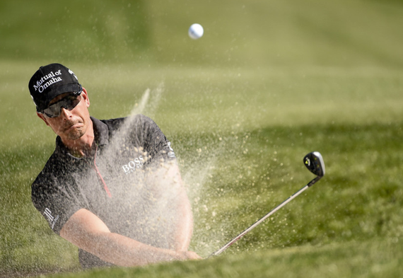 斯滕森沙坑救球