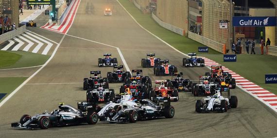 F1巴林站发车