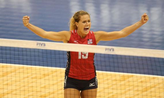 美国女排国手罗宾逊