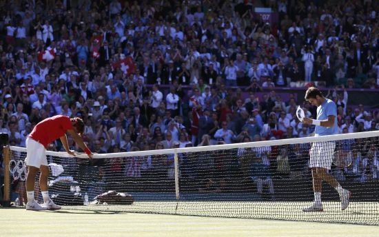 伦敦奥运会费德勒和德尔波特罗长盘决胜