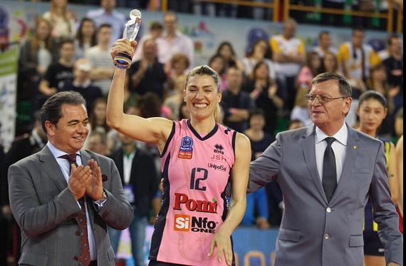 37岁皮奇尼尼荣膺女排欧冠mvp