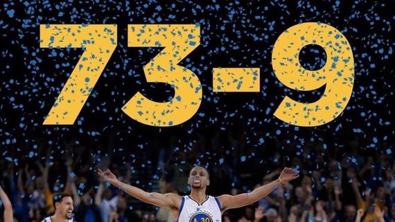 勇士73-9创造历史