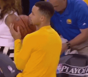 库里赛前再现花式热身动作(gif)_nba_新浪竞技风暴_新浪网