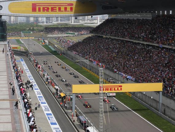 2016F1中国大奖赛发车