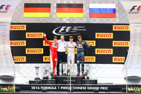 2016F1中国大奖赛颁奖