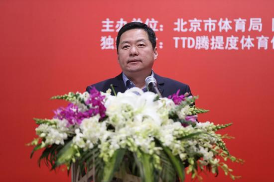 北京体育局副局长陈杰.