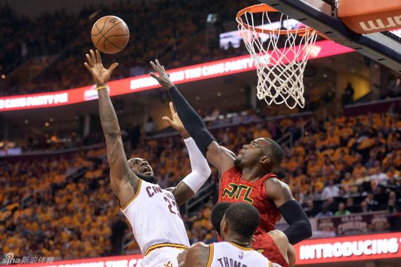 骑士季后赛面对老鹰全胜