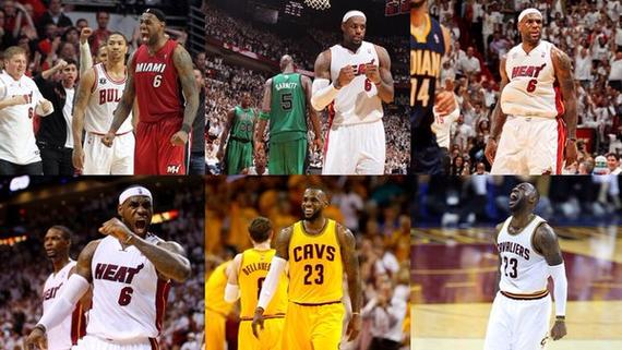 铁打的詹皇 流水的对手