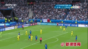 吉鲁打进欧洲杯首球