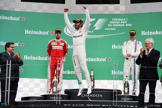 2016F1加拿大站汉密尔顿获胜