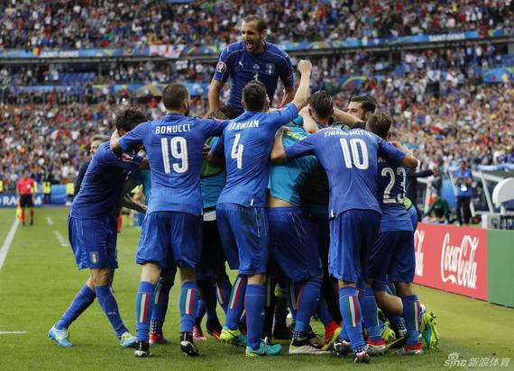 意大利激情庆祝