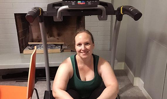 跑步机上的梅雷迪思