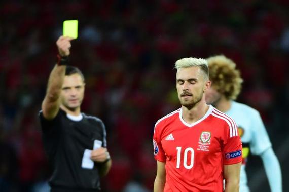 拉姆塞累积2张黄牌，半决赛停赛