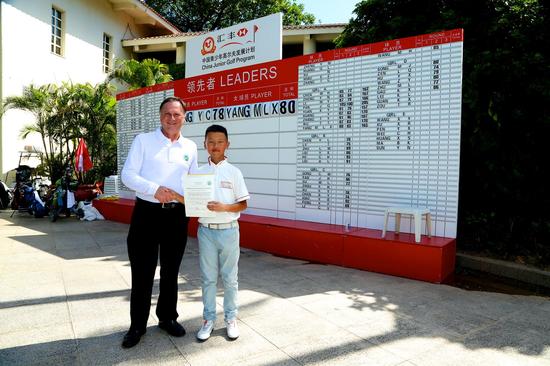 汇丰青少年赛深圳站次日战罢刘佩霖领跑男子a组