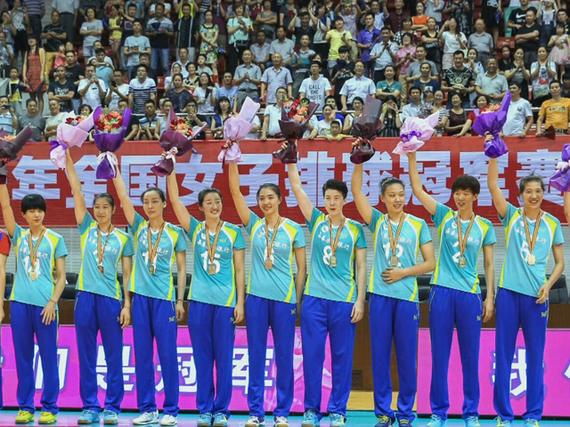 浙江嘉善农商银行女排 资料图