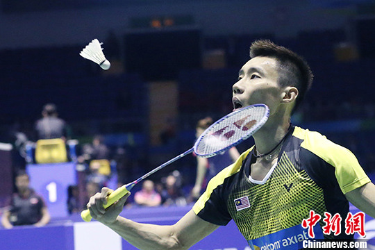 资料图：李宗伟在比赛中。中新社记者 韩海丹 摄