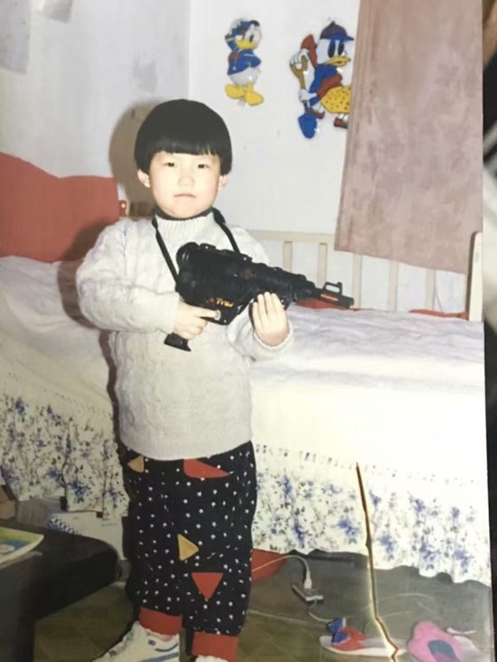张梦雪小时候