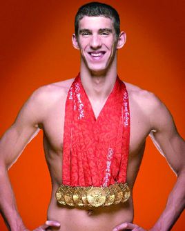 菲尔普斯身挂八金