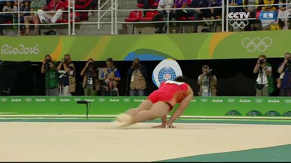 林超攀自由操拼尽全力