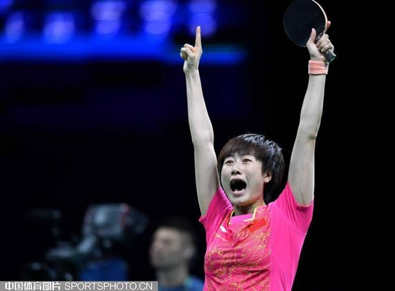 丁宁夺得里约奥运女乒冠军