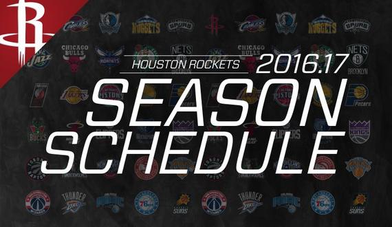 火箭公布新赛季赛程