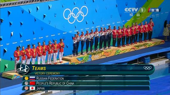 中国姑娘们获银牌