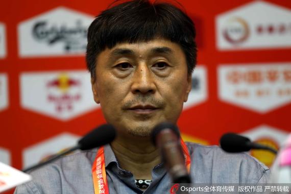 贾秀全参加赛后新闻发布会