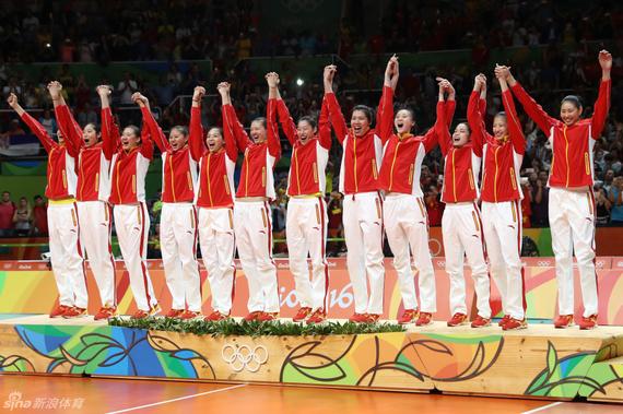 中国女排夺得里约奥运冠军