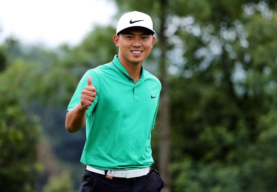 陈子豪非常满意前两轮的发挥