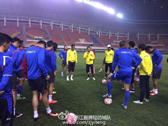 浙江毅腾在备战踩场中