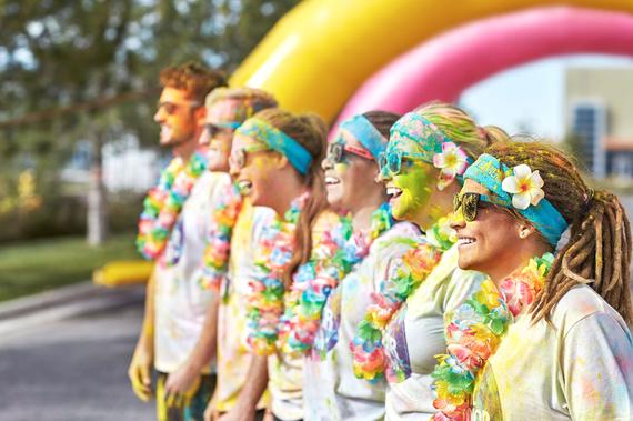 南京十月首迎The Color Run彩色跑