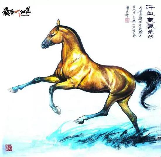 中国马文化艺术研究院院长 将伊犁马画到全世界_马术_新浪竞技风暴_新浪网