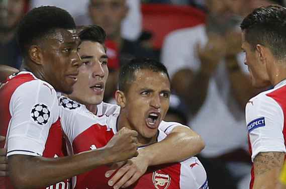 阿森纳1-1客平巴黎