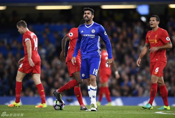 科斯塔是切尔西场上为数不多的那抹亮色之一