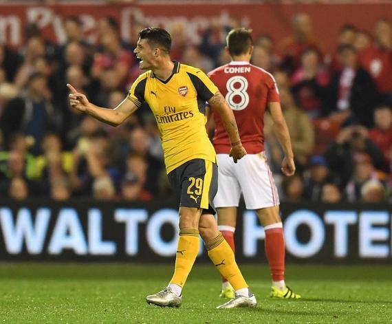 阿森纳惊现重炮手