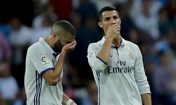 皇马1-1连胜终结仍领跑