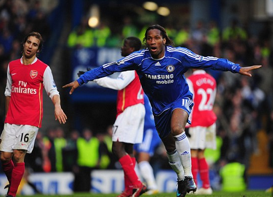 德罗巴当年是阿森纳克星