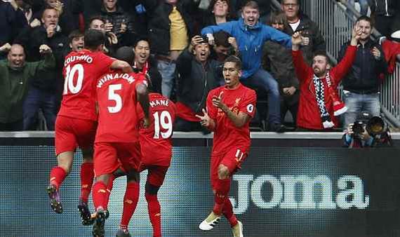 利物浦2-1逆转夺4连胜