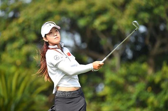 在LPGA打了4个月的周佳怡进步很快