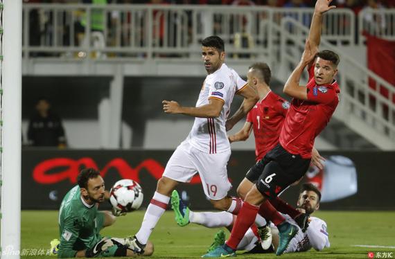 科斯塔为西班牙打开胜利之门