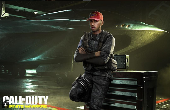 汉密尔顿发布了自己的游戏人物图