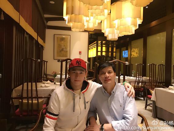 孙杨和父亲