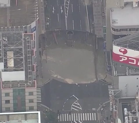 福冈马拉松附近道路