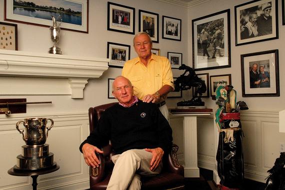 帕尔默的弟弟杰瑞-帕尔默二世合影